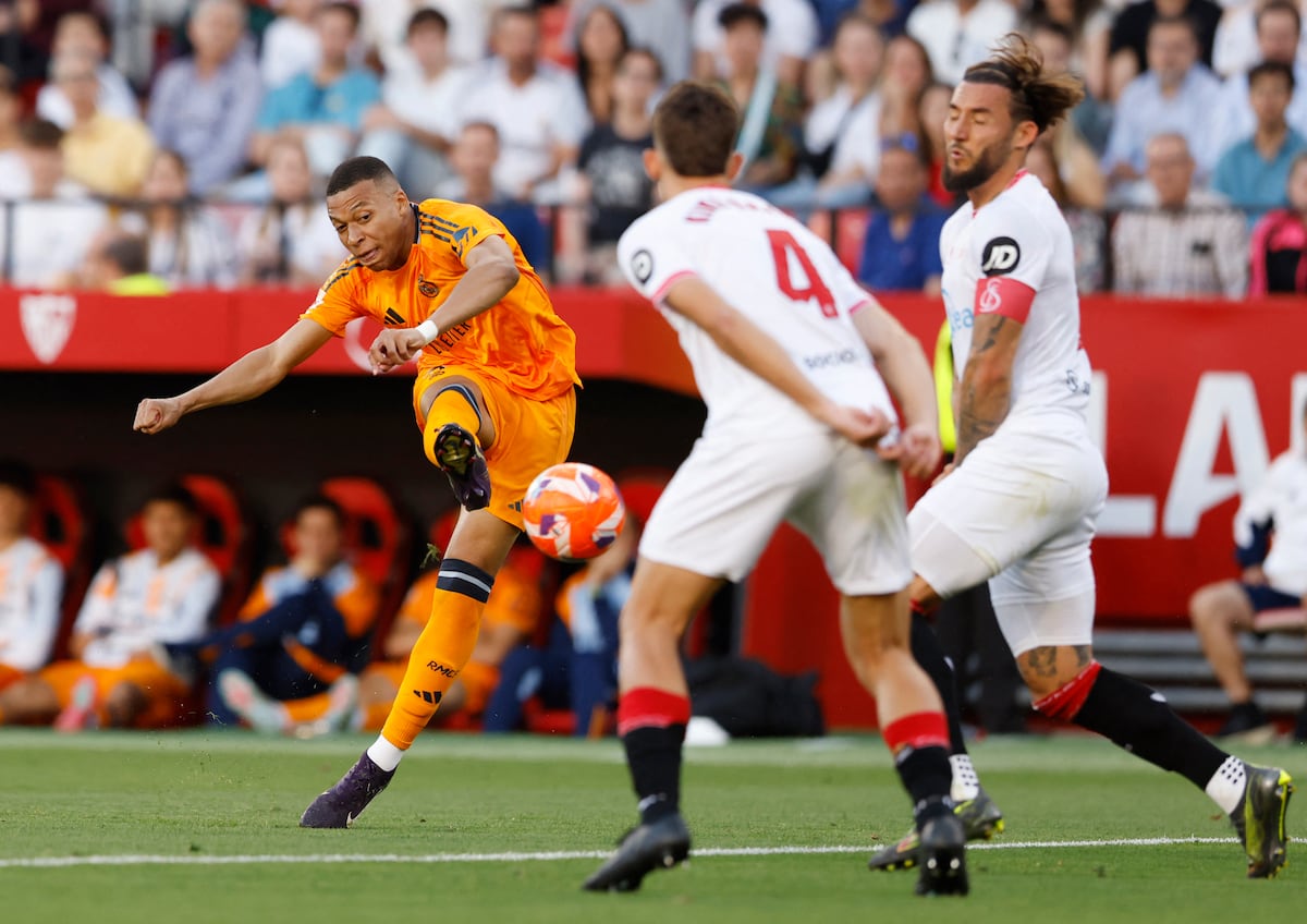Mbappé atrapa su premio contra un Sevilla con nueve jugadores | Fútbol | Deportes