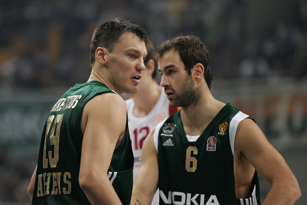 Jasikevicius y Spanoulis, de ganar juntos la Euroliga como jugadores a perseguir la historia como entrenadores | Baloncesto | Deportes
