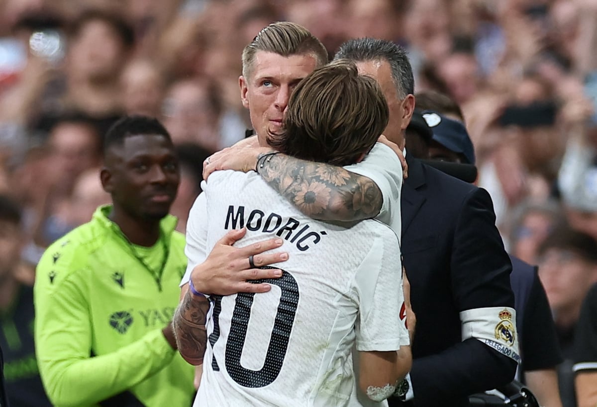 El Bernabéu llora el final de una era en el adiós de Carlo Ancelotti y Luka Modric: “Ha sido un viaje maravilloso” | Fútbol | Deportes