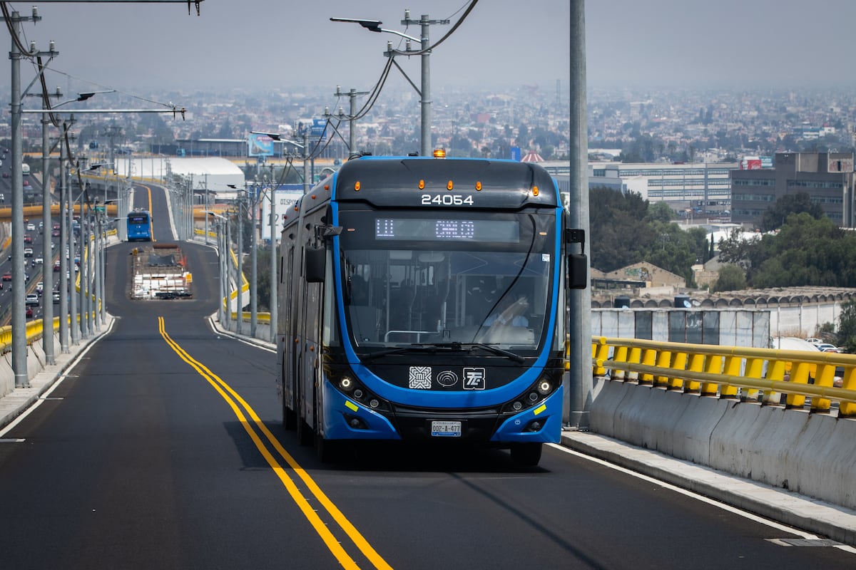 El trolebús elevado Santa Martha-Chalco, en imágenes