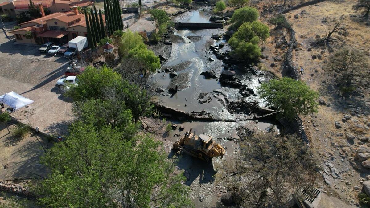 La Conagua descubre una presa ilegal dentro de un rancho del exgobernador César Duarte