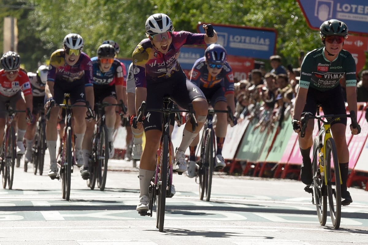 Etapa y liderato de la Vuelta a España femenina para Femke Gerritse en Huesca | Ciclismo | Deportes