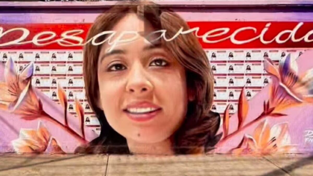 El mural para denunciar la desaparición de Fanny Martínez Zuñiga