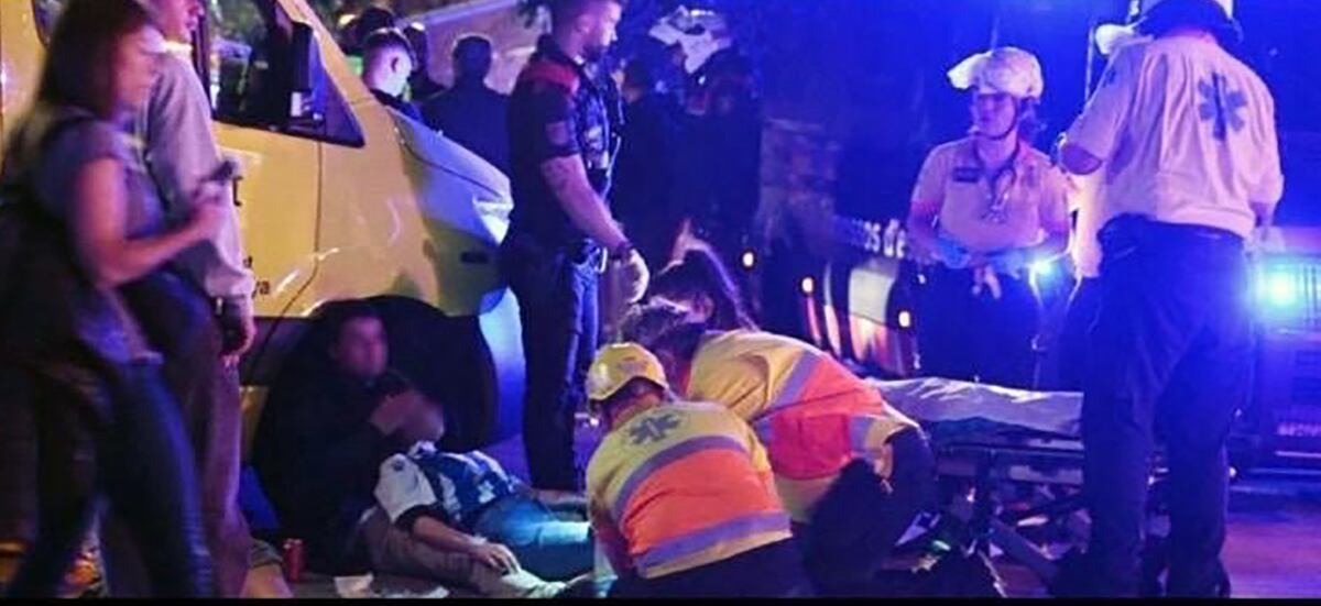 La primera atropellada cerca del campo del RCD Espanyol: “Si no es por la gente que aporrea el coche, yo no lo cuento” | Noticias de Cataluña