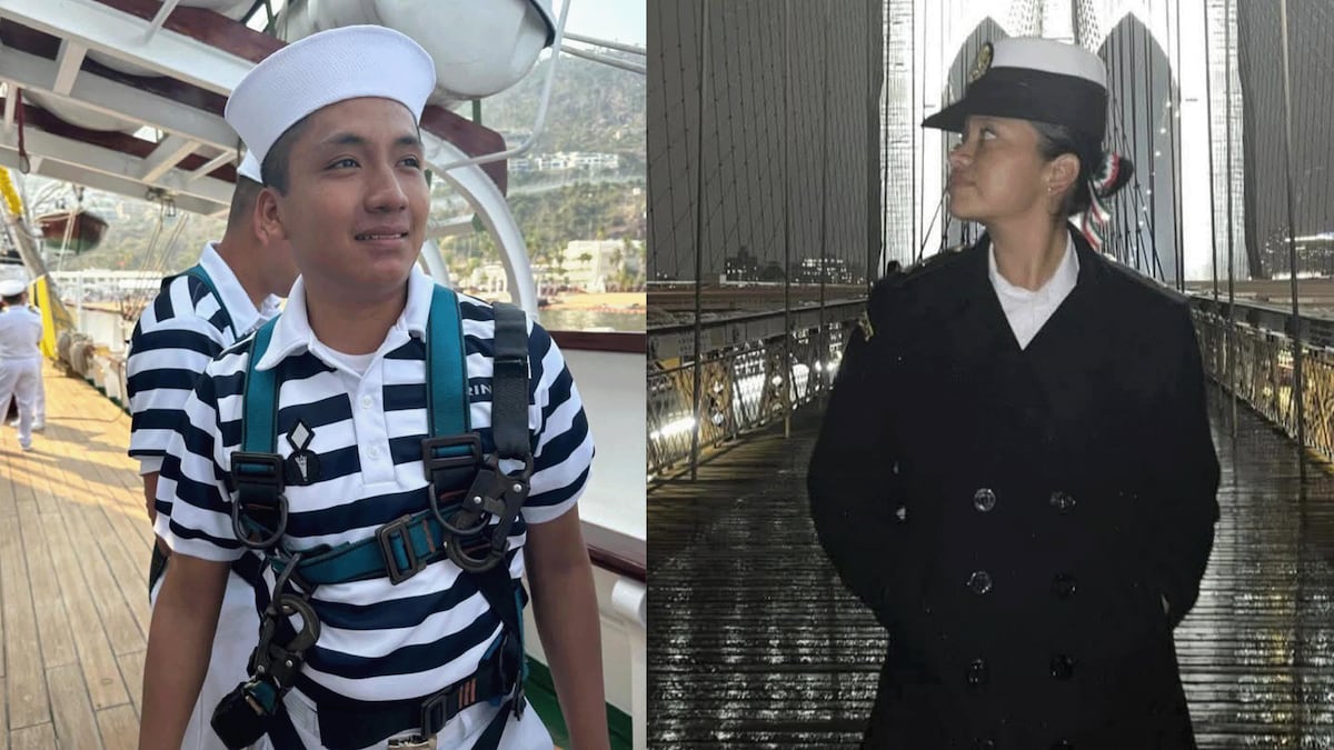 América Yamilet Sánchez y Adal Jair Marcos, los dos jóvenes muertos tras el choque del Buque Escuela ‘Cuauhtémoc’ en Nueva York