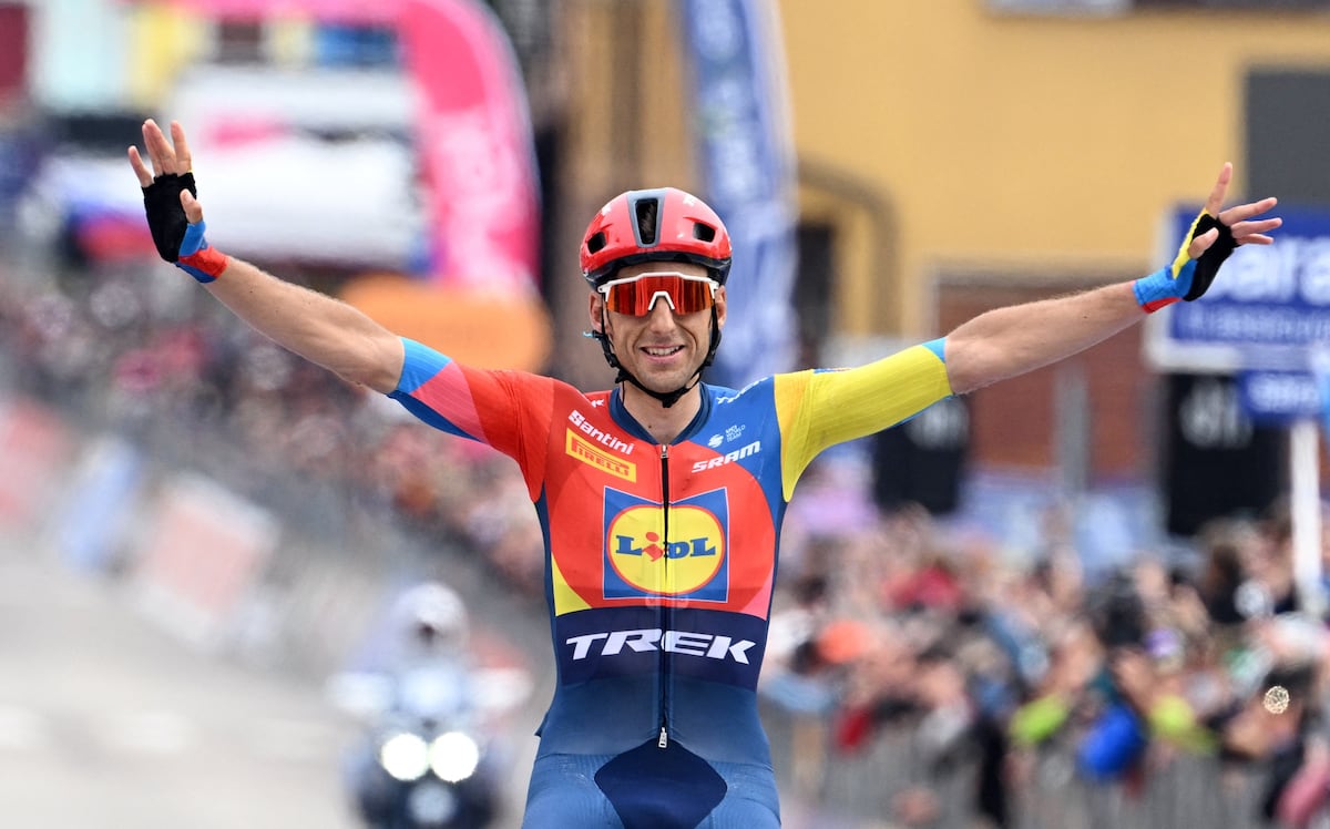 Asiago celebra a Carlos Verona, el gran gregario que gana la primera etapa de montaña del Giro de Italia | Ciclismo | Deportes