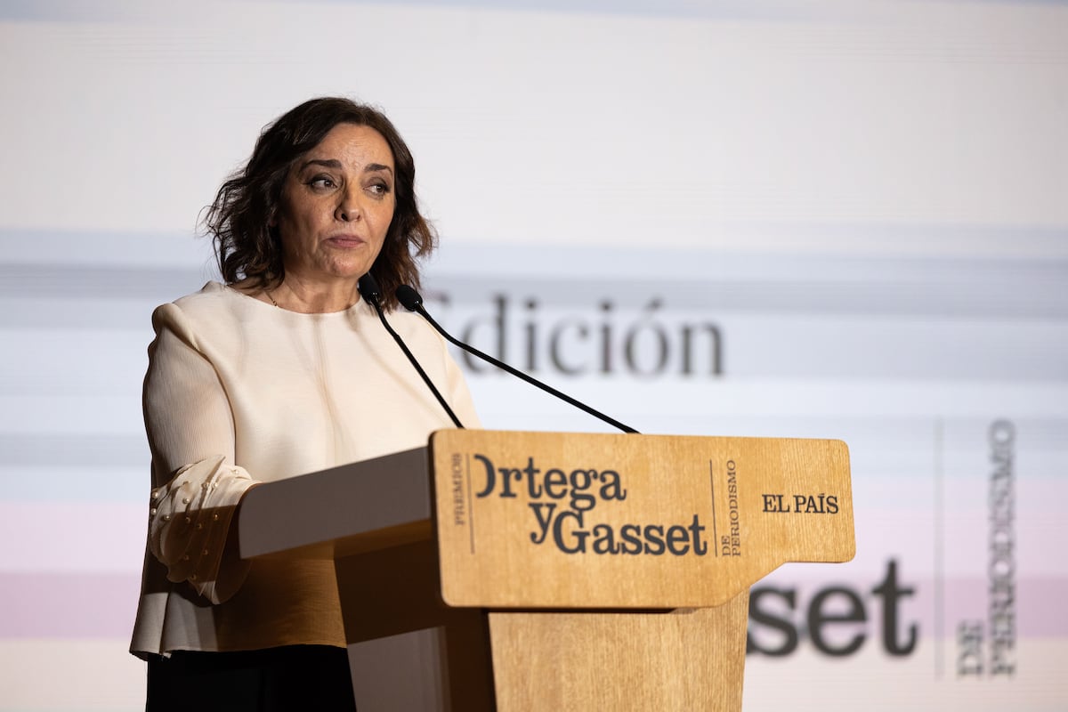 Pepa Bueno, directora de EL PAÍS: “Tenemos que hacer frente al negocio económico, político y comunicativo de la mentira” | Premios Ortega y Gasset