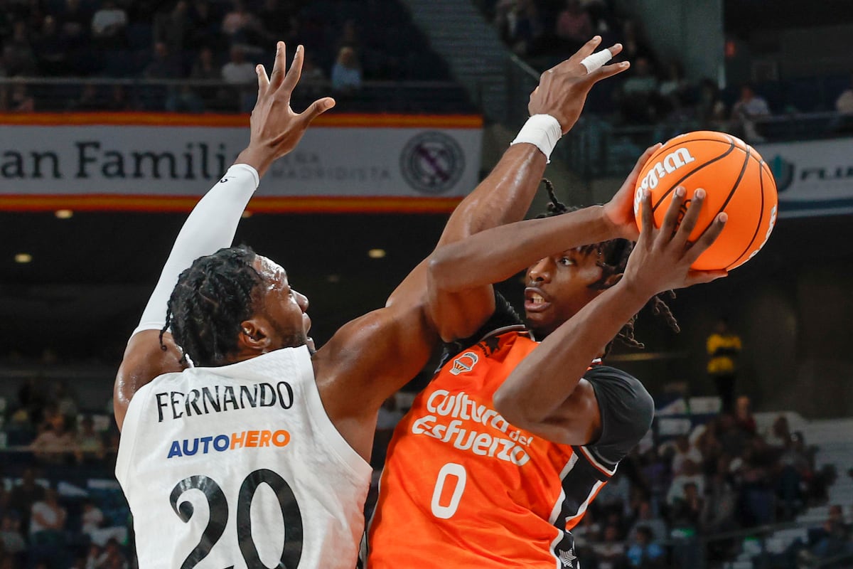 El Real Madrid sigue firme en la ACB y derrota al Valencia: 96-89 | Baloncesto | Deportes