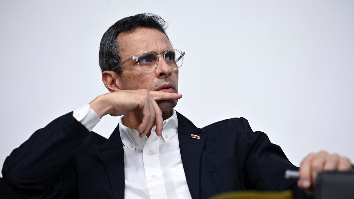 Henrique Capriles: “La abstención en Venezuela solo facilita las cosas a Maduro”