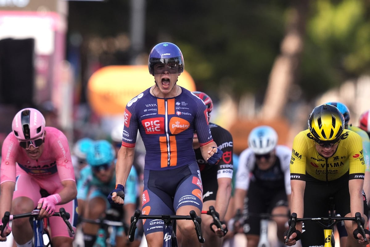 El holandés Van Uden se impone en Lecce en la cuarta etapa del Giro de Italia | Ciclismo | Deportes