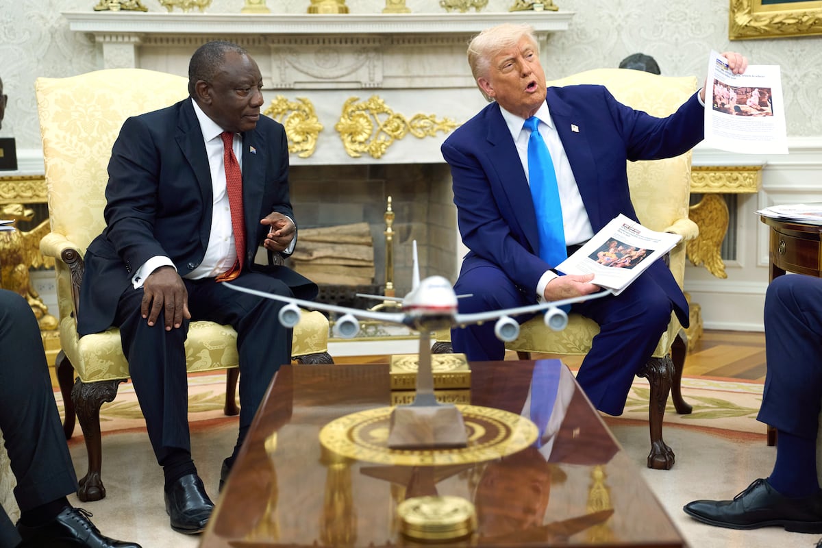 Trump reprocha sin pruebas al presidente sudafricano un “genocidio” contra la minoría blanca | Internacional