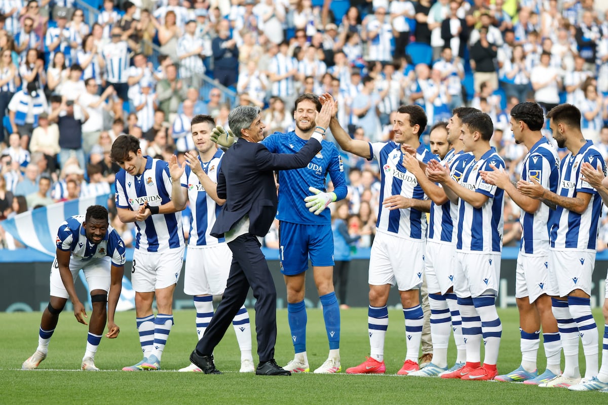 La Real Sociedad homenajea a Imanol Alguacil con una victoria ante el Girona | Fútbol | Deportes