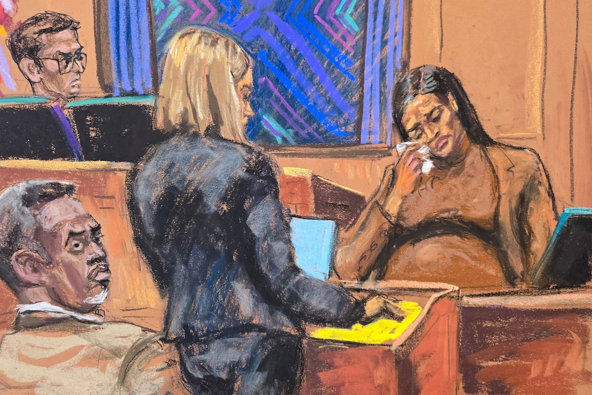 Diddy: Casandra Ventura, exnovia de Sean Combs y quien destapó sus abusos, comparece embarazada en el segundo día de juicio: “Me sentía asquerosa, humillada”
