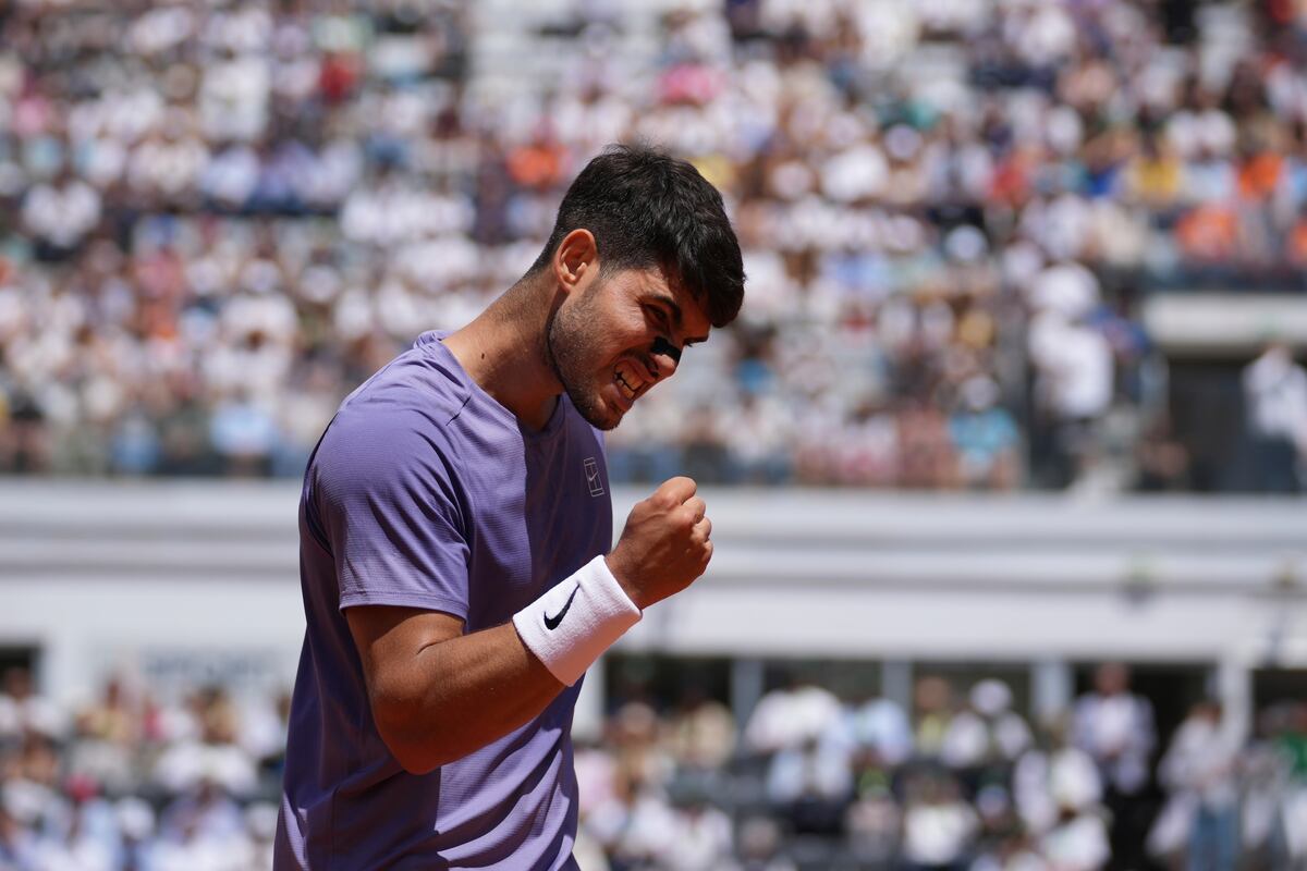 Masters de Roma 2025: Alcaraz resiste al durísimo envite de Khachanov | Tenis | Deportes