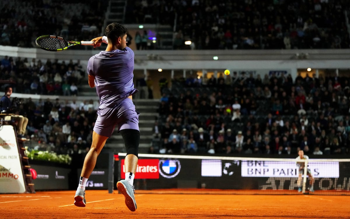 Masters de Roma 2025: Alcaraz resuelve una extraña noche de espesura | Tenis | Deportes