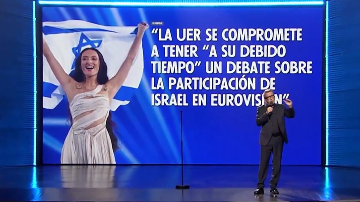 Buenafuente, tras el rótulo de RTVE en Eurovisión: “Denunciar un genocidio no es política ni antisemitismo, es humanidad.” | Televisión
