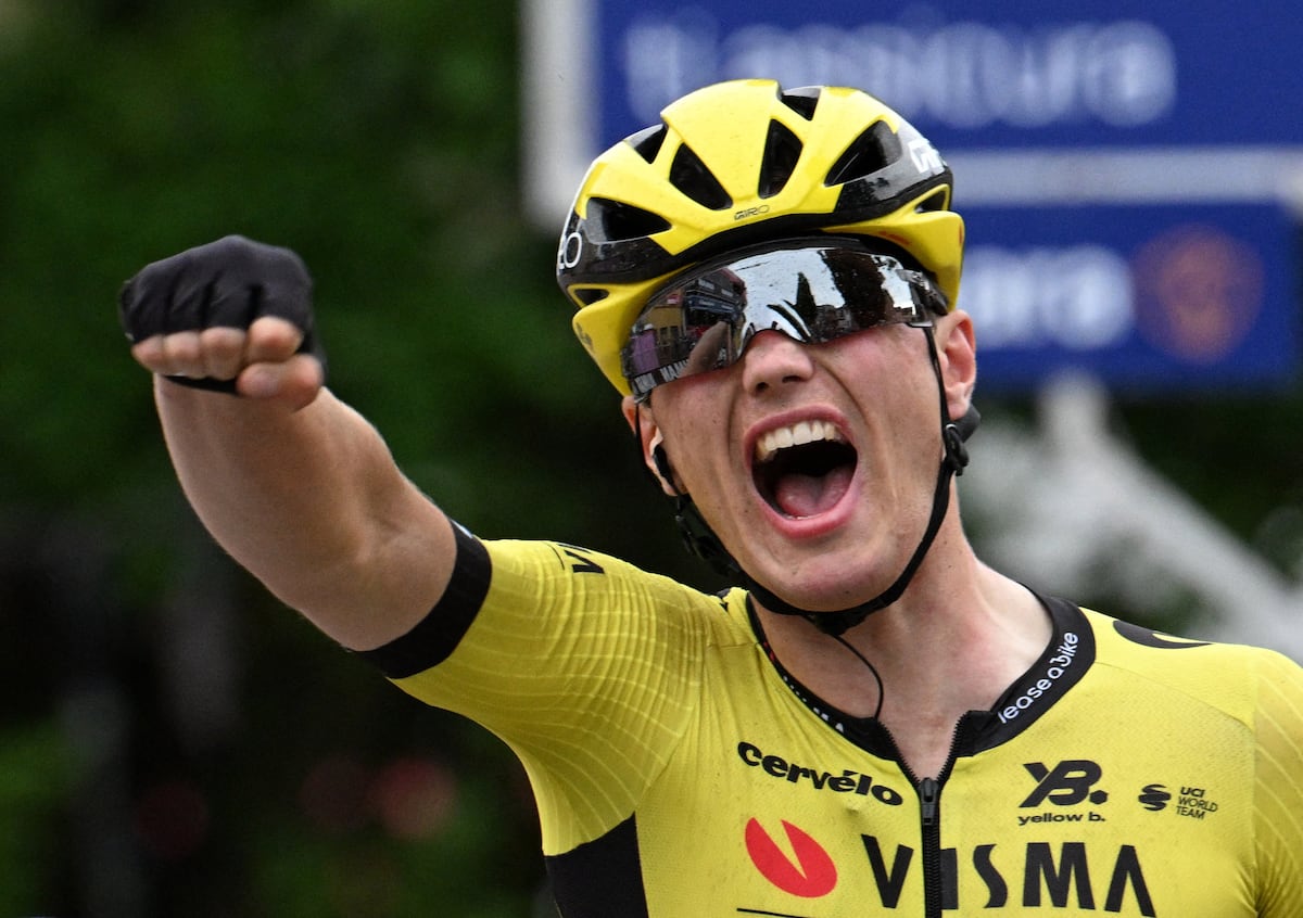 Wout Van Aert conduce a Olav Kooij a la victoria al ‘sprint’ en el Giro de Italia | Ciclismo | Deportes