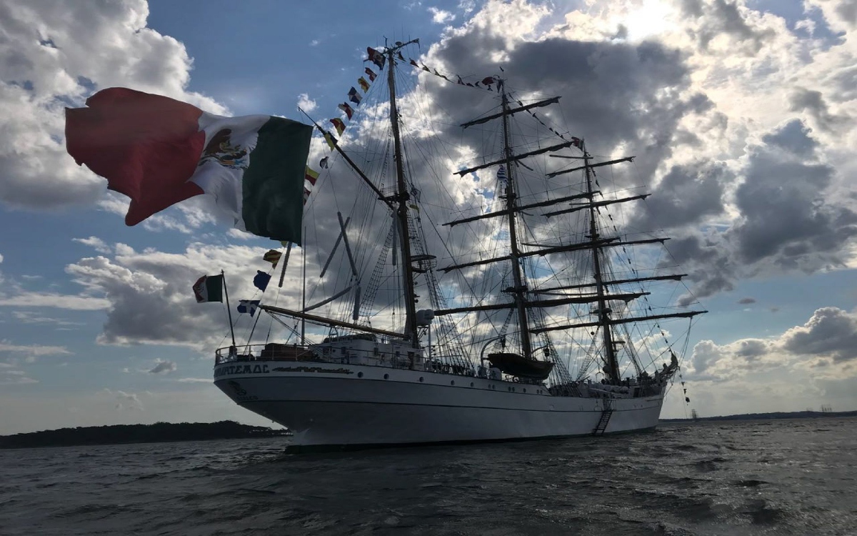 El Buque Cuauhtémoc es complemento de la diplomacia mexicana: Académica | Entérate